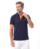 Men's Piqué Polo with Short Sleeves
