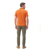 Men's Piqué Polo with Flat Collar Finish