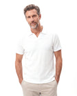 Men's Fine-Knit Polo with Contrast Trims