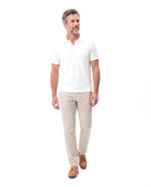 Men's Fine-Knit Polo with Contrast Trims