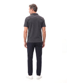 Men's Piqué Polo with Contrasting Collar