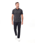 Men's Piqué Polo with Contrasting Collar