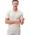 Men's Piqué Polo with Reinforced Collar
