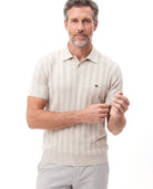 Men's Piqué Polo with Reinforced Collar