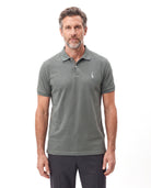 Men's Piqué Polo with Contrast Trim