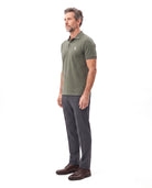 Men's Piqué Polo with Contrast Trim
