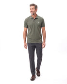 Men's Piqué Polo with Contrast Trim