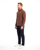 Men's Fleece Sweater with Half-Zip