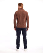 Men's Fleece Sweater with Half-Zip