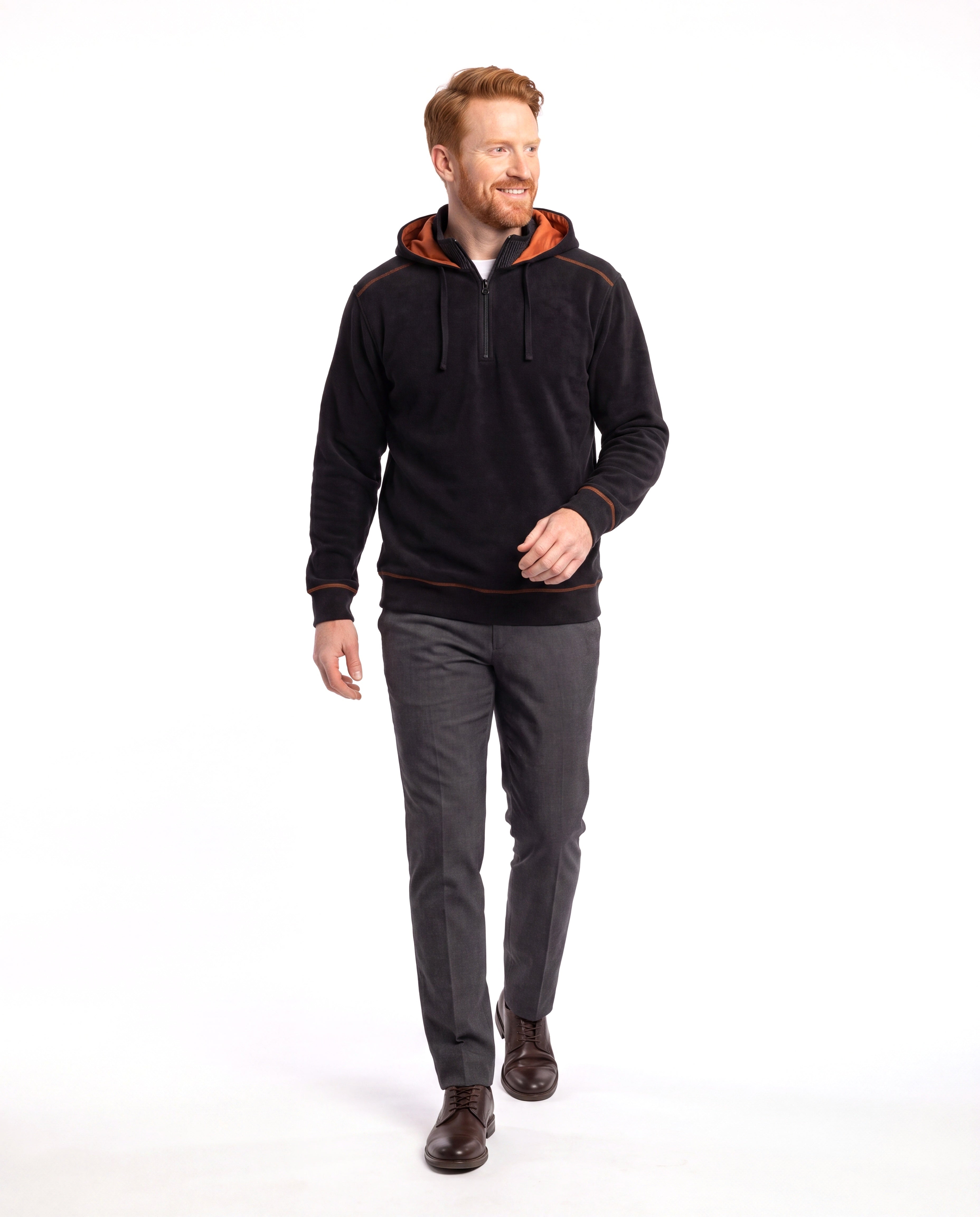 Men's Thermal Hoodie with Insulated Lining