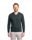 Men's Fine-Knit Sweater with V-Neck