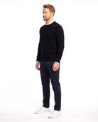 Men's Merino Wool Sweater with Refined Finish