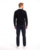 Men's Merino Wool Sweater with Refined Finish
