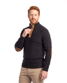 Men's Knit Sweater with Warm Fleece Lining
