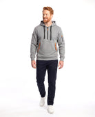 Men's Cotton Hoodie with Drawstring Hood