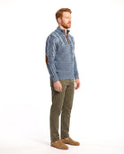Men's Knit Sweater with Subtle Pattern