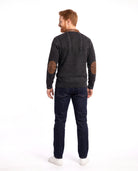 Men's Knit Sweater with Vintage Look