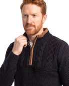Men's Knit Sweater with Vintage Look
