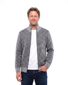 Men's Knit Vest with Collar Closure
