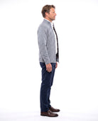 Men's Knit Vest with Textured Pattern