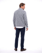Men's Knit Vest with Textured Pattern