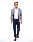 Men's Knit Vest with Textured Pattern