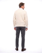 Men's Knit Vest with Contrasting Stitching