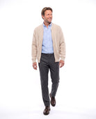 Men's Knit Vest with Contrasting Stitching