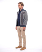 Men's Wool Vest with Zip Closure