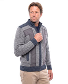 Men's Wool Vest with Zip Closure