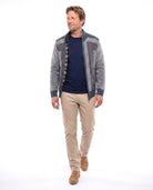 Men's Wool Vest with Zip Closure