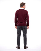 Men's Knitted Cardigan with V-Neck