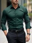 Classic Breathable Long-Sleeve Shirt Men