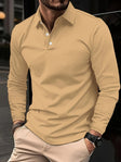 Men's Long Sleeve Polo Shirt Tailored Fit