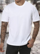 Caleb | Classic Cotton Crewneck Tee - Valereo