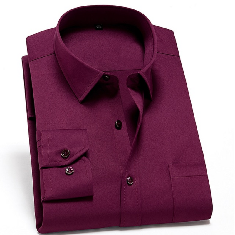 Caleb | Elegant Wrinkle-Free Dress Shirt - Valereo