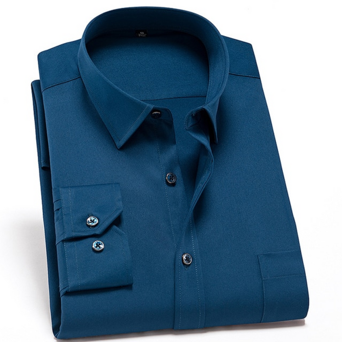 Caleb | Elegant Wrinkle-Free Dress Shirt - Valereo