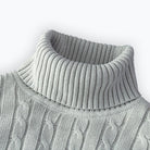 Caleb | Refined Cable Knit Turtleneck Sweater - Valereo