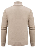 Caleb | Refined Plaid Knit Cardigan - Valereo