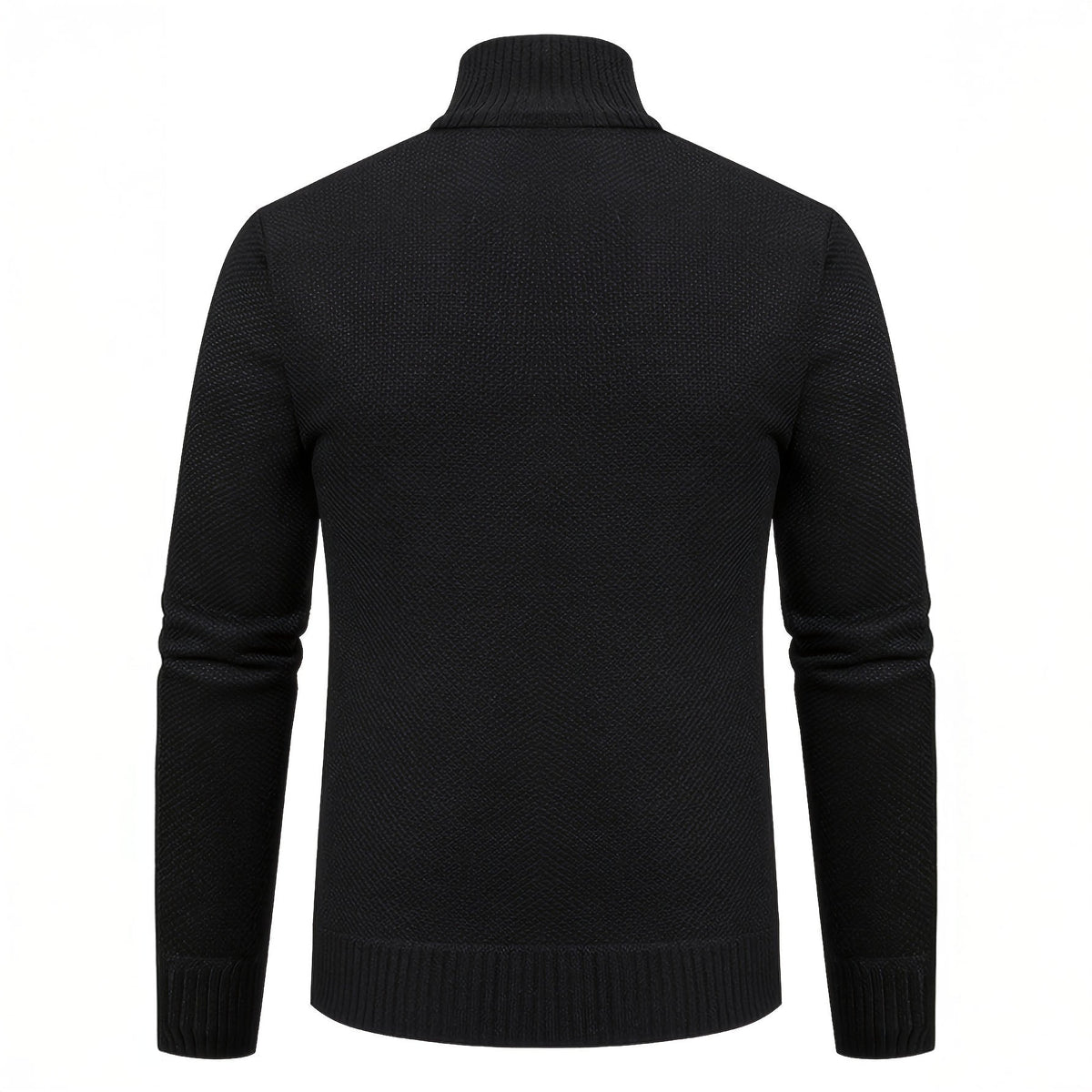 Caleb | Refined Zip Knit Cardigan - Valereo
