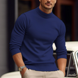 Men's Mock Neck Sweater Slim Fit
