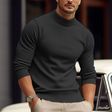 Men's Mock Neck Sweater Slim Fit