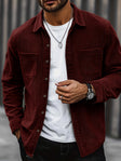 Nathan | Relaxed Corduroy Button-Up Shacket
