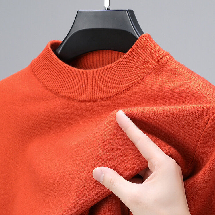 Cole | Cozy Mock Neck Sweater - Valereo
