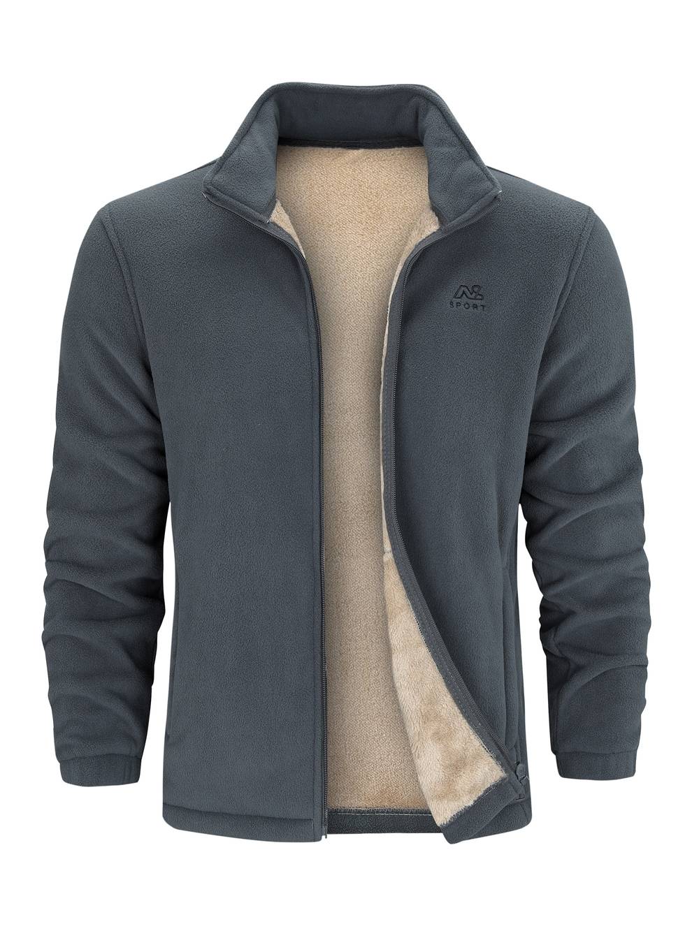 Cole | Cozy Sherpa Fleece Jacket - Valereo