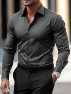 Cole | Elegant Tailored Button-Up Shirt - Valereo