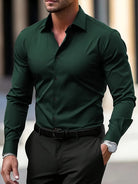 Cole | Elegant Tailored Button-Up Shirt - Valereo