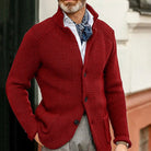 Cole | Refined Waffle Knit Cardigan - Valereo