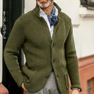 Cole | Refined Waffle Knit Cardigan - Valereo