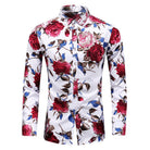 Cole | Stylish Floral Button-Up Shirt - Valereo